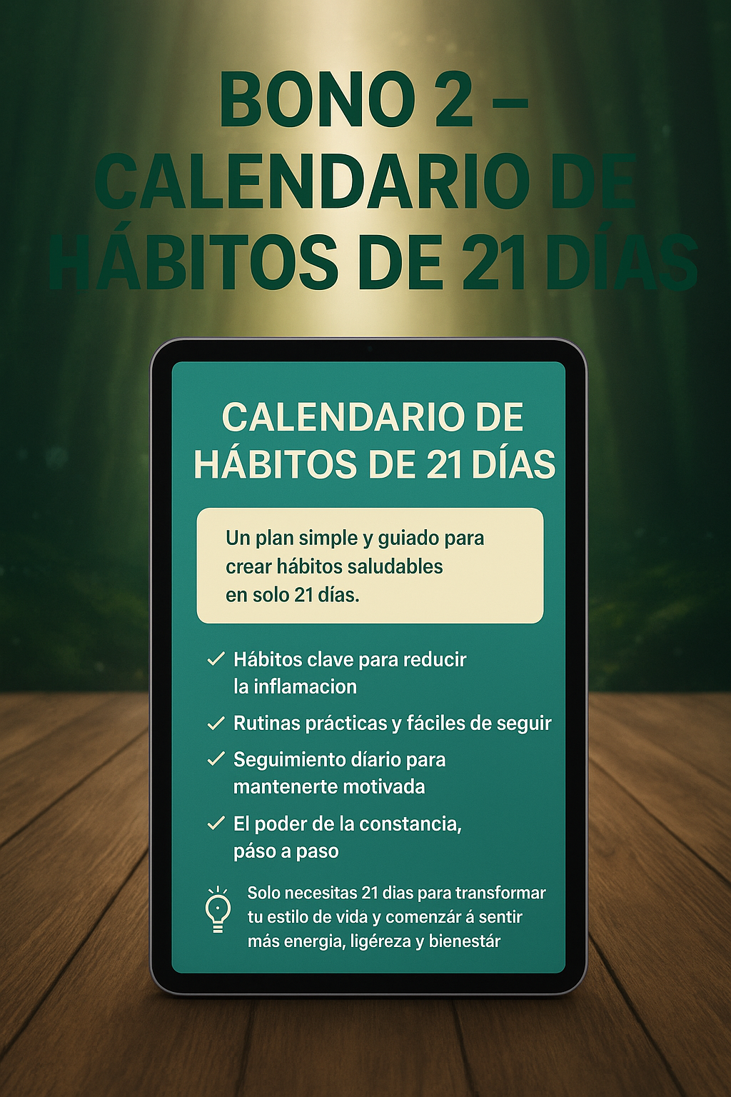 Calendario de Hábitos de 21 Días